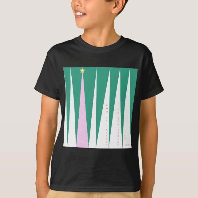 Wunder über den Weihnachtsbaum der Jahreszeit T-Shirt (Vorderseite)