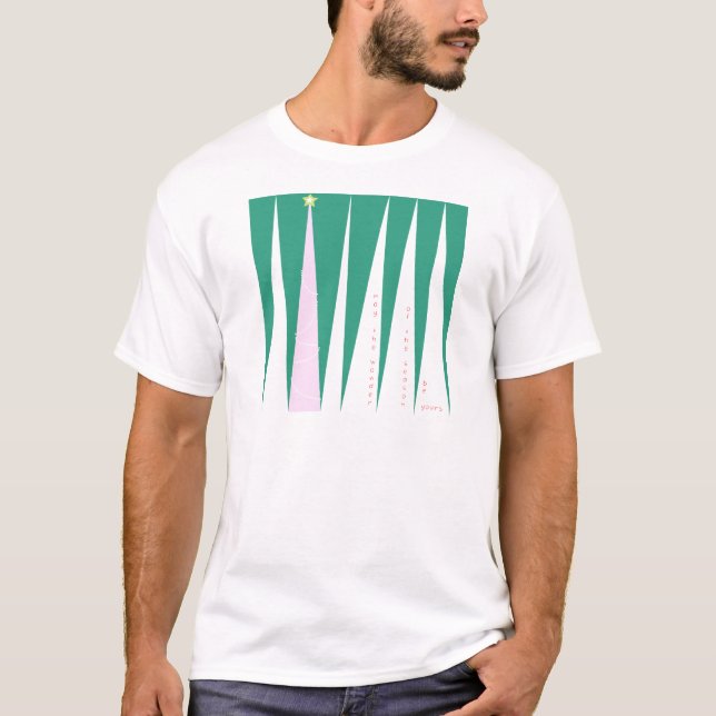 Wunder über den Weihnachtsbaum der Jahreszeit T-Shirt (Vorderseite)