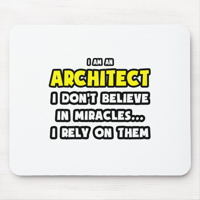 Wunder und Architekten ... Funny Mousepad (Vorne)