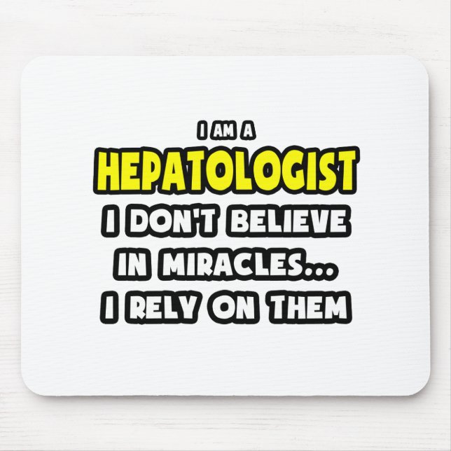 Wunder und Hepatologen ... Funny Mousepad (Vorne)