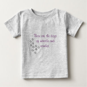Wunder- und Kleinkind-Shirt des Wunder-l/s Baby T-shirt