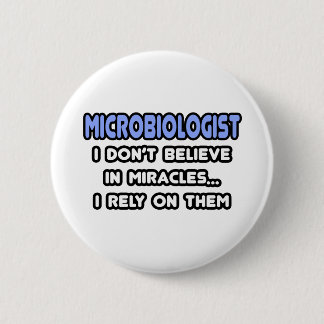 Wunder und Mikrobiologen Button