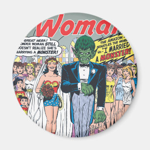 Wunder Woman Verheiratet ein Monster Magnet