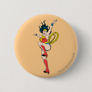 Wunder Woman-Waffen angehoben Button