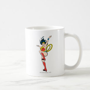 Wunder Woman-Waffen angehoben Kaffeetasse