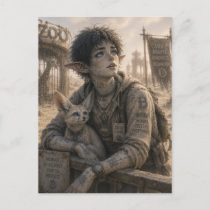 Wunder / Zoowärter / Wüstenzoo Postkarte