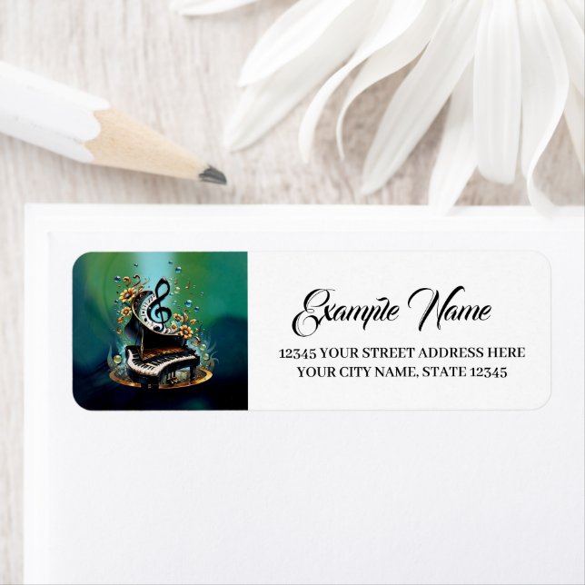 Wunderbar gekrümmtes Fantasiepiano (Insitu)