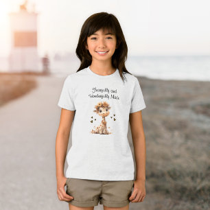 Wunderbar gemacht süße Giraffe Tri-Blend Shirt