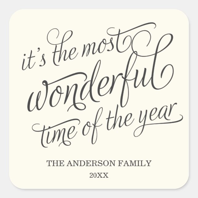 WUNDERBAR | HOLIDAY STICKERS (Vorderseite)