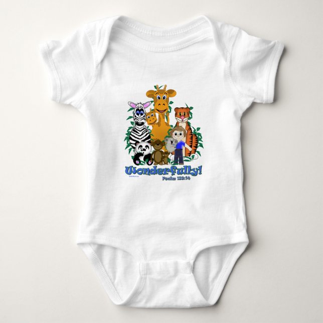 Wunderbar Made Baby Strampler (Vorderseite)