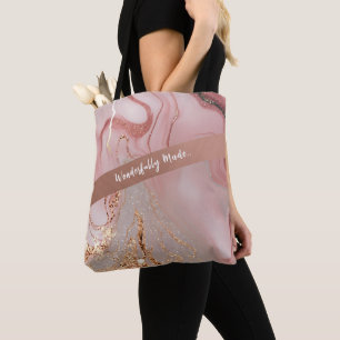 Wunderbar Made Woman's Tote Bag Anpassen Text Tasche