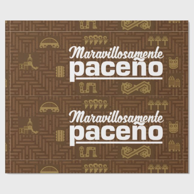Wunderbar paceño geschenkpapier (Flach)