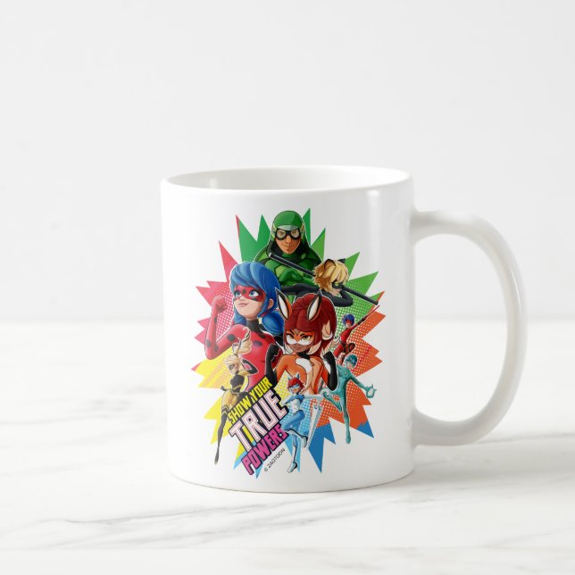 Wunderbar zeigen Ihre wahren Power Kaffeetasse (Rechts)
