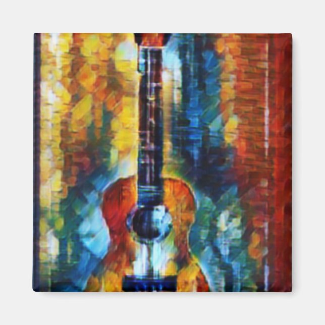 Wunderbare Bass Guitar Magnet (Vorne)