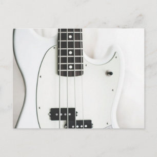Wunderbare Bass Guitar Postkarte