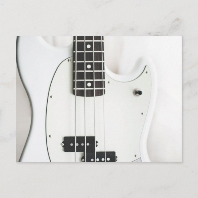 Wunderbare Bass Guitar Postkarte (Vorderseite)