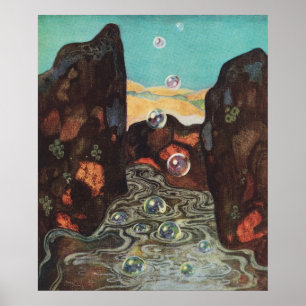 Wunderbare Blasen von Edmund Dulac Poster
