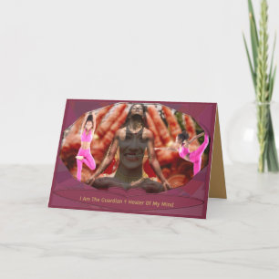 Wunderbare Geistesmeditationen Dankeskarte