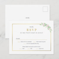 Wunderbare Gewerkschaft-RSVP-Antwortkarte für Hoch