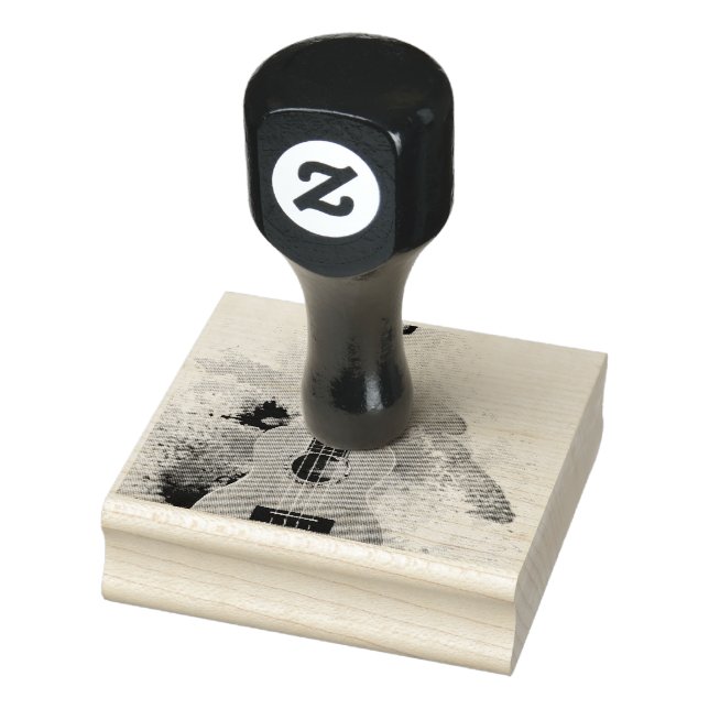 Wunderbare Gitarre Gummistempel (Stempel)