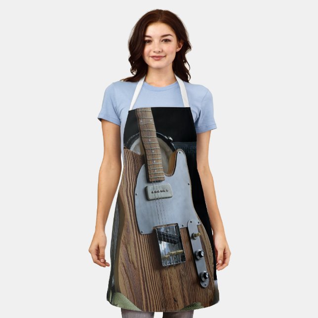 Wunderbare Gitarre Schürze (Getragen)