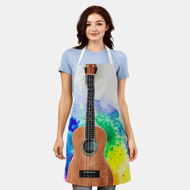 Wunderbare Gitarre Schürze (Getragen)