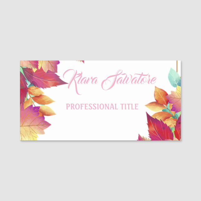 Wunderbare große Phantastische Lieder Namensschild (Vorderseite)