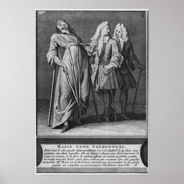 Wunderbare Heilung eines paralytischen Poster (Vorne)