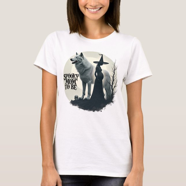 Wunderbare Mama, um die Kinderankündigung zu mache T-Shirt (Vorderseite)