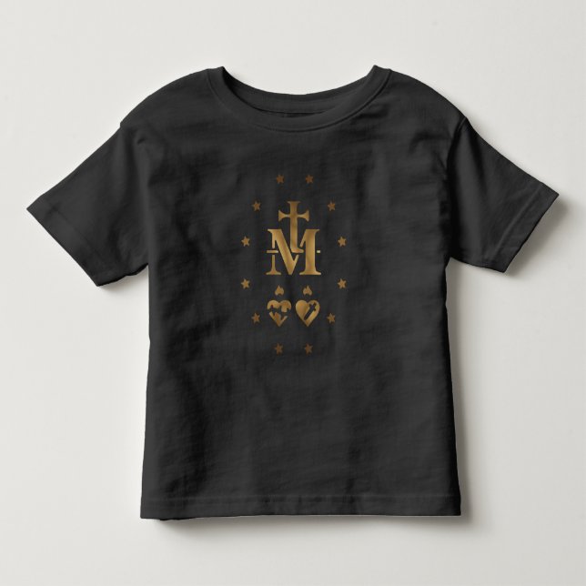 Wunderbare Medaille, Medaille unserer Dame der Gna Kleinkind T-shirt (Vorderseite)