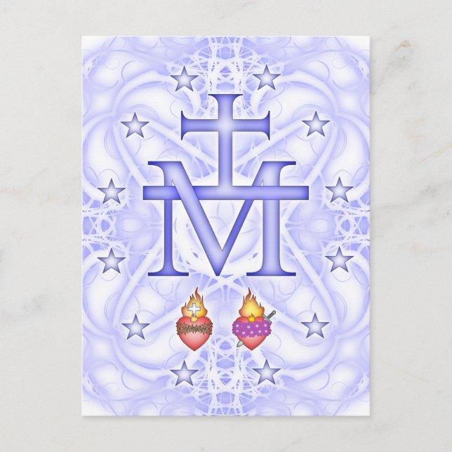 Wunderbare Medallion Postkarte (Vorderseite)