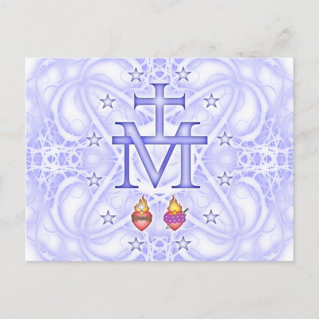 Wunderbare Medallion Postkarte (Vorderseite)