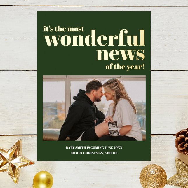 Wunderbare Nachrichten Schwangerschaft Ankündigung (Von Creator hochgeladen)