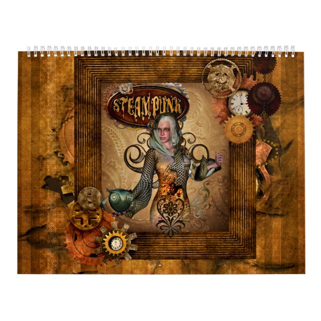 Wunderbare Steampunk-Designs Kalender (Titelbild)