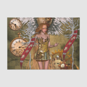 Wunderbare steampunk Frauen Seidenpapier