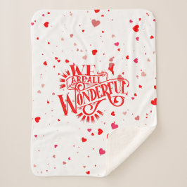 Wunderbare Typografie Sherpadecke