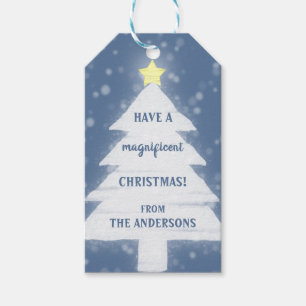 Wunderbare Weihnachten Geschenkanhänger