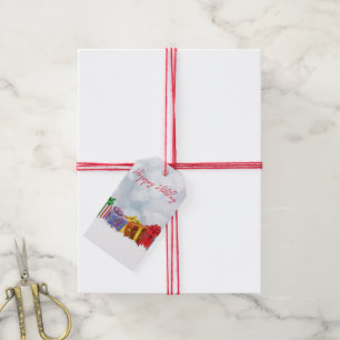Wunderbare Weihnachtsgeschenke aus Regenbogen Geschenkanhänger