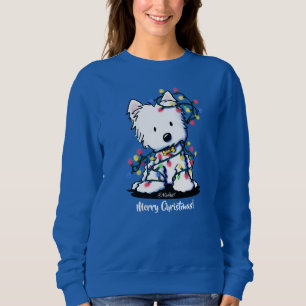 Wunderbare Weihnachtszeit KiniArt Westie Sweatshirt