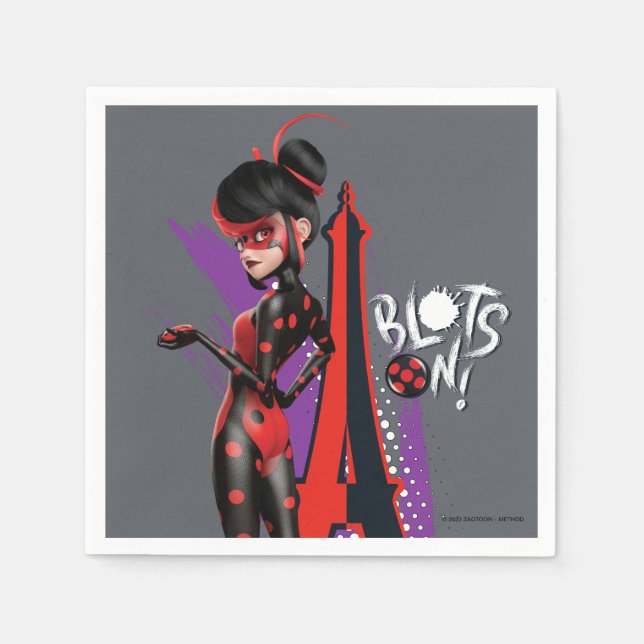 Wunderbare Wiederholung Shadybug blendet auf! Serviette (Vorderseite)