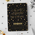 Wunderbare Zeit des Jahres | Feiertag Einladung<br><div class="desc">Feiern Sie Weihnachten in diesem Jahr stilvoll mit diesen trendigen Einladungen. Das Design ist leicht mit Ihrer eigenen Formulierung zu personalisieren und Ihre Gäste werden begeistert sein,  wenn sie diese fabelhaften Einladungen erhalten.</div>