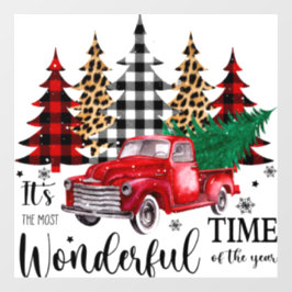 Wunderbare Zeit Fensteraufkleber