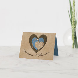 Wunderbarer Dank, dass Sie mit Herz ausgezeichnet  Dankeskarte