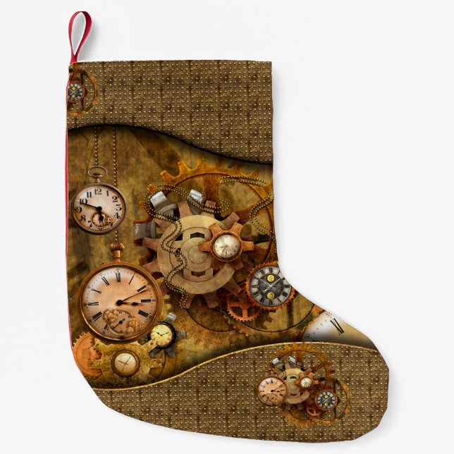 Wunderbarer edler steampunk Entwurf Kleiner Weihnachtsstrumpf (Vorderseite)