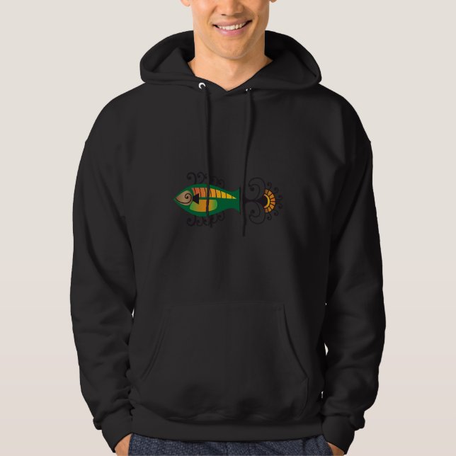 Wunderbarer Fisch Hoodie (Vorderseite)
