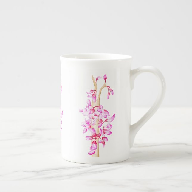 Wunderbarer Frühling auf einer Knochen-China-Tasse Prozellantasse (Rechts)