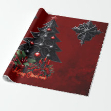 wunderbarer gotischer Weihnachtsbaum