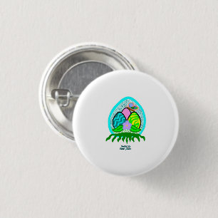 Wunderbarer Ostereier-Rundknopf Button