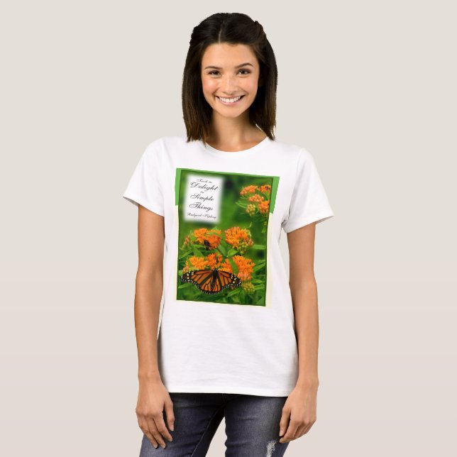 Wunderbarer Schmetterling T-Shirt (Vorne ganz)
