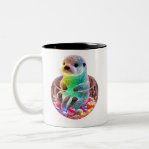 Wunderbarer Seeotter Zweifarbige Tasse